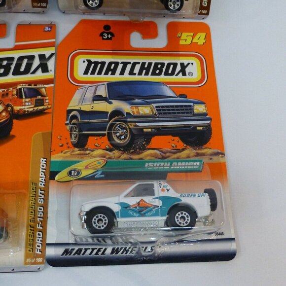 Matchbox Pickups GMC Terradyne Wrecker Ford F-150 SVT Raptor Diecast Lot - Picture 6 of 12